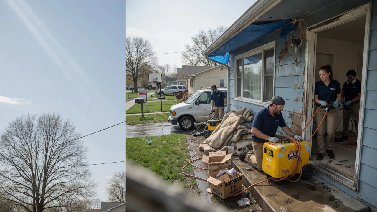 Basement Flood Cleanup in Ava, IL near me